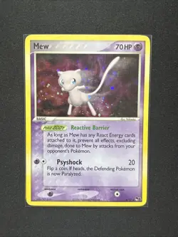 Pokemon TCG Mew Pop Series 4 Holo Card 4/17 MP - Image 1