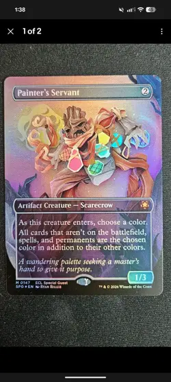 Magic: The Gathering Painter's Servant Foil ECL Special Guest Artifact Card 0147 - Image 1