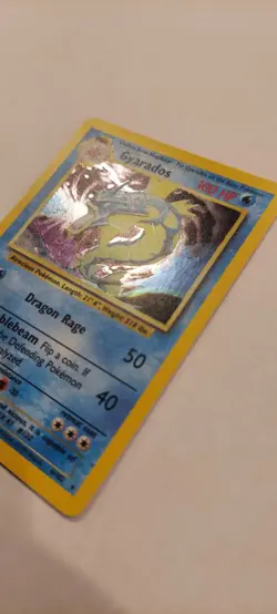 Pokemon Gyarados TCG Base Set Holo Card 6/102 Unlimited Rare - Image 2