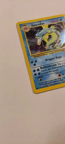 Pokemon Gyarados TCG Base Set Holo Card 6/102 Unlimited Rare - Image 4