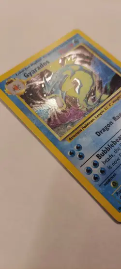 Pokemon Gyarados TCG Base Set Holo Card 6/102 Unlimited Rare - Image 5