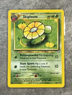 Skiploom 49/111 Pokemon TCG Neo Genesis Vintage WOTC Card Regular (Light Play) 2 - Image 1