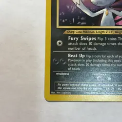 Pokemon TCG Sneasel Neo Genesis Card 25/111 Unlimited Rare - Image 2