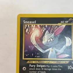 Pokemon TCG Sneasel Neo Genesis Card 25/111 Unlimited Rare - Image 5
