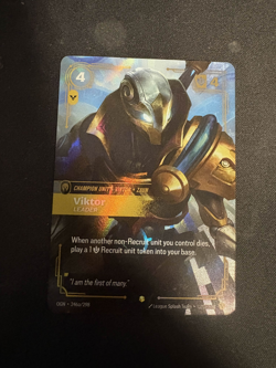 Riftbound Viktor Leader (Alternate Art) NM Foil Origins - Image 1