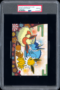 PSA 10 Pokemon Post Card Eevee Evolutions Flareon Pokemon Center Promo Japanese - Image 1