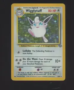 Wigglytuff Holo Rare Pokemon Card - Jungle Set 16/64 - 1999 - Vintage TCG WotC - Image 1