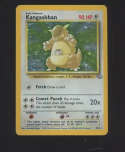 Pokemon TCG Kangaskhan Holo Rare Card 5/64 Jungle Unlimited - Image 1