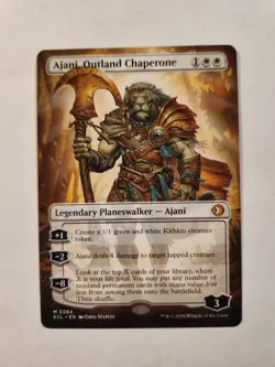 Ajani, Outland Chaperone (Borderless) 284 NM Normal Lorwyn Eclipsed MTG EN - Image 1