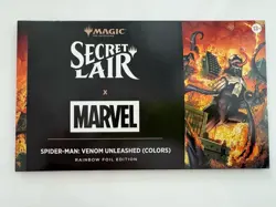 MTG Secret Lair x Spider-Man Venom Unleashed Colors- RAINBOW FOIL - SEALED - Image 1