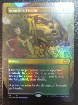 Assassin's Trophy Borderless Foil, Near Mint, Double Masters 2022 - Image 1