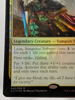 Licia, Sanguine Tribune Commander 2017 Foil - Image 3