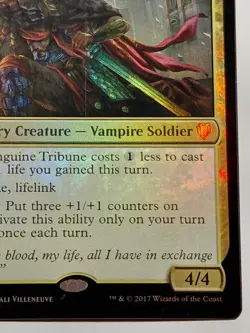 Licia, Sanguine Tribune Commander 2017 Foil - Image 4