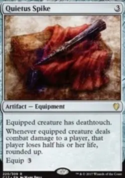 x1 Quietus Spike R MTG Commander 2017 M/NM, English - Image 1