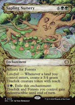 MTG Lorwyn Eclipsed Sapling Nursery 0328 Showcase NM - Image 1