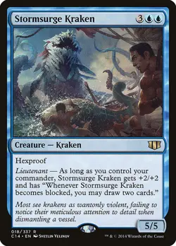 1x Stormsurge Kraken HP Eng MTG - Commander 2014 - Image 1
