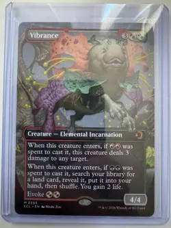 Vibrance (Borderless Non-Foil) - MTG #0295 - Lorwyn Eclipsed - NM/M ENG - Image 1