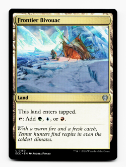 Frontier Bivouac [Commander: Lorwyn Eclipsed] Magic MTG ECC 0150 NM 🌳💧🔥 - Image 1