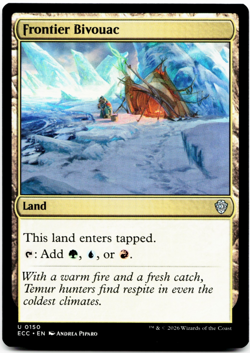 Frontier Bivouac [Commander: Lorwyn Eclipsed] Magic MTG ECC 0150 NM 🌳💧🔥 - Image 3