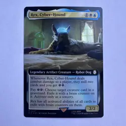Rex, Cyber-Hound (Extended Art) 427 NM Foil R Universes Beyond: Fallout MTG - Image 1