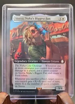 Sierra, Nuka's Biggest Fan (Extended Art) Universes Beyond: Fallout MTG Foil NM - Image 3