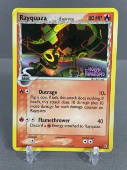 Pokemon Rayquaza 26/110 - Reverse Holo Rare Stamped EX Holon Phantoms PL/HP - Image 1