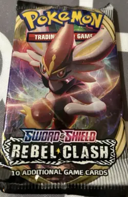 Pokemon TCG Rebel Clash Booster Pack Sword and Shield NEW SEALED - Image 1