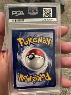PSA 9 MINT Nidoran 55/102 1ST EDITION Base Set Pokemon Card SHADOWLESS - Image 2