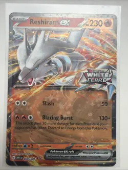 Pokemon TCG Reshiram Ex- 020/086 - White Flare STAMPED Promo - Image 1