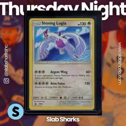 2016 POKEMON SM BLACK STAR PROMOS #SM82 SHINING LUGIA - Image 1