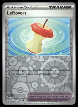 Leftovers - 163/165 Scarlet & Violet 151 (MEW) Trainer Holo TCG Pokemon - Image 1