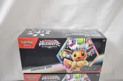 Lot of 2 - Pokemon TCG Scarlet & Violet Prismatic Evolutions Surprise Box Sealed - Image 2