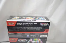 Lot of 2 - Pokemon TCG Scarlet & Violet Prismatic Evolutions Surprise Box Sealed - Image 4
