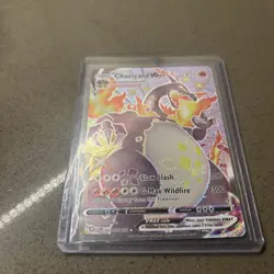 Pokemon TCG Charizard VMAX Got It Graded In Person by An Ex PSA and told me 10 - Image 3