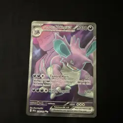 Team Rocket's Nidoking ex - 216/182 - Destined Rivals - Pokemon TCG - Full Art - Image 1