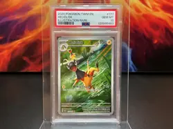 2024 POKEMON TWM EN ILLUSTRATION RARE #177 HELIOLISK PSA 10 🐦‍🔥 - Image 1
