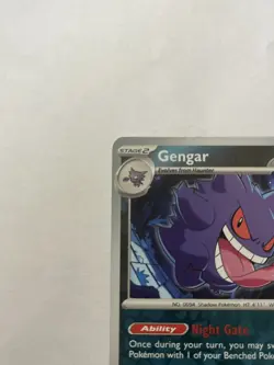 Pokemon TCG Gengar 057/091 Paldean Fates Reverse Holo Near Mint - Image 3