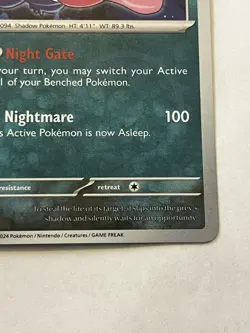 Pokemon TCG Gengar 057/091 Paldean Fates Reverse Holo Near Mint - Image 4