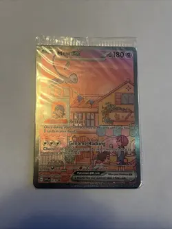 Mew ex SVP 053 Pokemon TCG Scarlet Violet 151 Black Star Promo Full Art SEALED - Image 1