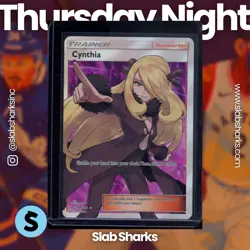 2018 POKEMON SUN & MOON ULTRA PRISM #148/156 CYNTHIA ULTRA RARE - Image 1