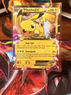 Pokemon TCG Pikachu EX XY84 - Image 1