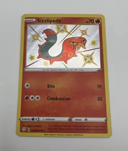 Pokemon - Sizzlipede - SV018/SV122 - Shining Fates Shiny Vault - Holo NM - Image 1