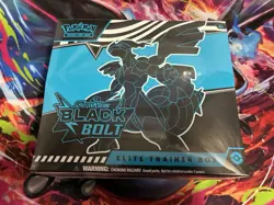 Black Bolt Pokemon Bundle Elite Trainer Box ETB + 3x Booster Bundle Sealed Lot - Image 2