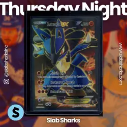 2014 POKEMON XY FURIOUS FISTS #107/111 LUCARIO EX ULTRA RARE - Image 1
