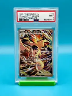 PSA 9 - 2025 POKEMON, DRI EN, ETHAN'S TYPHLOSION, ILLUSTRATION RARE - Image 1