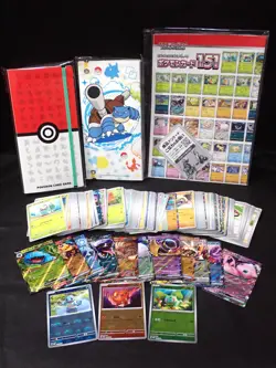 Pokemon 151 COMPLETE SET C + U + R(HOLO) + RR + PROMO + File 165+3 sv2a Japanese - Image 1
