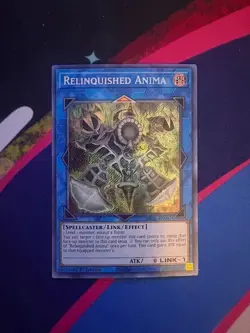 Yugioh - Relinquished Anima BROL-EN087 Secret Rare 1st Ed NM - Image 1