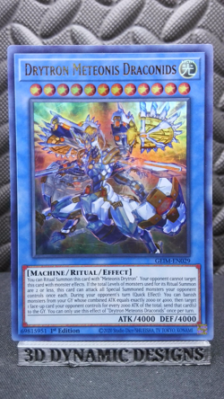 | Yugioh Drytron Meteonis Draconids GEIM-EN029 1st Edition Ultra Rare NM 🔥 | - Image 1