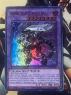 Yugioh: Borreload Furious Dragon - SDRR-EN042 - Ultra Rare - 1st Edition - MP - Image 1