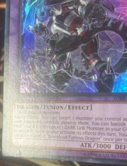 Yugioh: Borreload Furious Dragon - SDRR-EN042 - Ultra Rare - 1st Edition - MP - Image 3